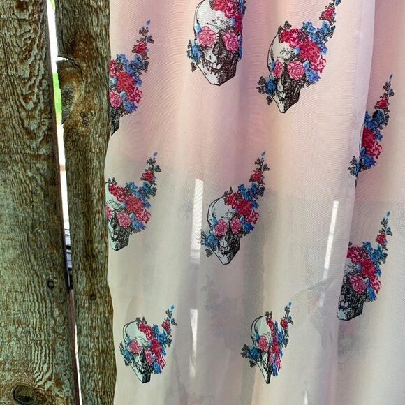 Jesse & J skirt elastic waist maxi sheer size medi - Picture 5 of 8